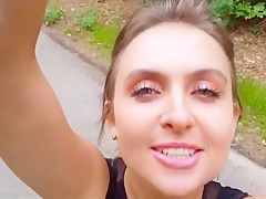 Walking with extreme plateau high heels