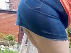 Exotic homemade Upskirts sex clip