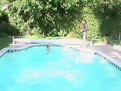 Best pornstars Larin Lane and Ms. J in hottest blonde, lesbian xxx scene