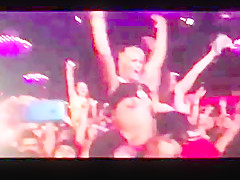 Girls flashing their tits at rock concerts