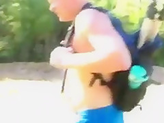 Milf fucked outdoor