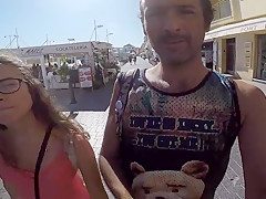 Trip on road   beach