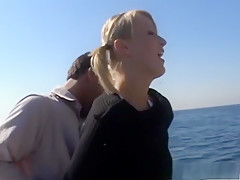 Exotic pornstar in crazy blonde, outdoor adult movie