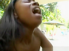 Horny pornstar in amazing black and ebony, outdoor xxx clip