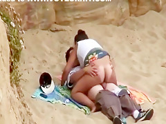 Moving your rich ass on the beach