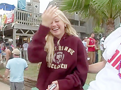 Exotic pornstar in amazing outdoor, blonde adult scene