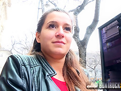 Hot Cindy Loarn Moans through her Sex Massage in Public