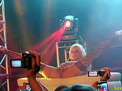German MILF Lapdance on Stage