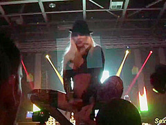 German MILF Lapdance on Stage