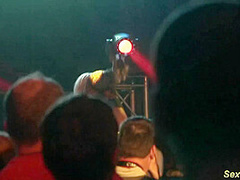German MILF Lapdance on Stage