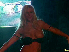 German MILF Lapdance on Stage