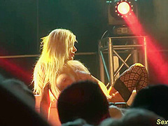 German MILF Lapdance on Stage