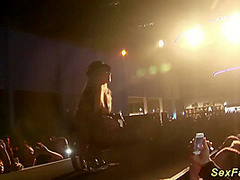 German Stepmom Naked on Stage