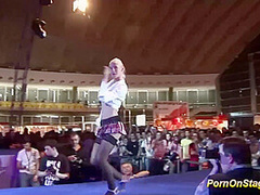 Lesbian Porn Orgy in Public
