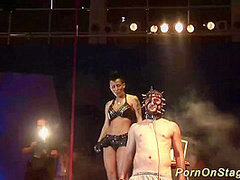 Extreme Fetish Porn on Public Stage
