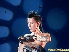 Extreme Fetish Porn on Public Stage