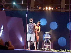 Extreme Fetish Porn on Public Stage