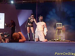 Extreme Fetish Porn on Public Stage