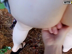Big Tit Brunette Milf Sucks And Tit Fucks A Big Cock