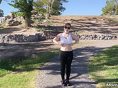 Sexy Milf Marley Public Anal