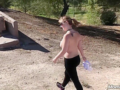 Sexy Milf Marley Public Anal