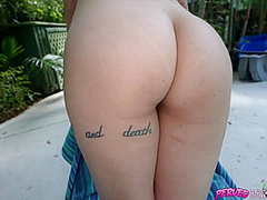 My stepdad is trying to do the right thing but I got him wrapped around my finger... and pussy