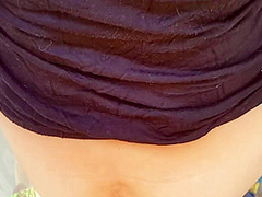 Cum In Panties And Pull Them Up Before The Picnic With Cum Panties