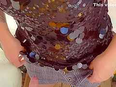 Cum In Panties And Pull Them Up Before The Picnic With Cum Panties