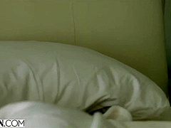 Fiery Redhead Freya Gives Her Boss Son A Free Show