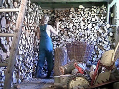 Collecting Firewood With Katerina Hartlova