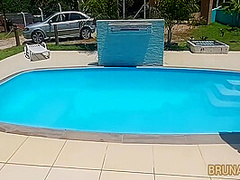 Bruna Lopes - Sexo,sol E Piscina Muita Sacanagem E Putaria Com A Na Piscina...... Vagninho 8 Min