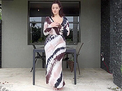 Lexi Lloyd - Takes Off A Dye Dyed Dress