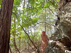Horny Couple Has Spontaneous Sex In The Woods