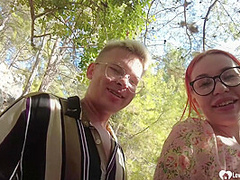 Horny Couple Has Spontaneous Sex In The Woods