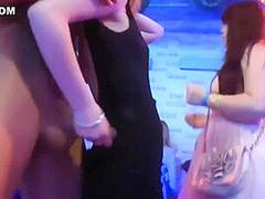 Naughty Girls Are Partying And Sucking Dicks As Deep As