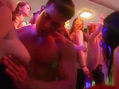 Naughty Girls Are Partying And Sucking Dicks As Deep As