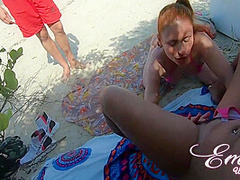 Emme White And Poca Hontas In Elas Adoram Uma Putaria! Amigas Safadas Nao Aguentam O Tesao Se Chupam Em Praia Publica Oficial E 8 Min