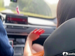 Uber driver and my boyfriend fucking me