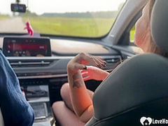 Uber driver and my boyfriend fucking me