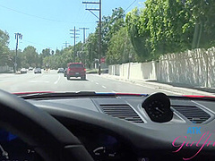 Hanging Out With Pretty Cute Blonde Babe And Getting A Blowjob In The Car With Cecelia Taylor