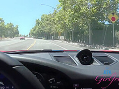 Hanging Out With Pretty Cute Blonde Babe And Getting A Blowjob In The Car With Cecelia Taylor
