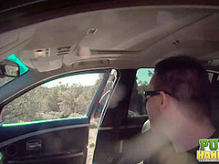 Stranded Ashton Haze Jerks Off Stranger - Public Handjobs