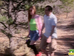 Kierra Wildes Outdoor Hike Turns Into a Handjob - Public Handjobs