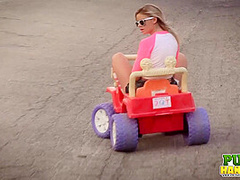 Jessa Rhodes gets pulled over and jerks off a cop - Public Handjobs