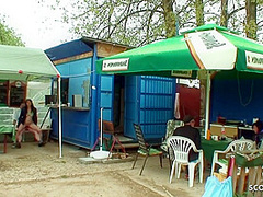 Old Ugly Guy Seduce Homeless Young Girl Public Sex For