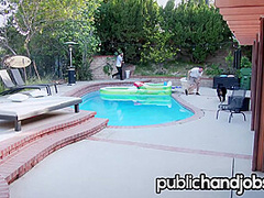 Petite Teen Harmony Wonder is Nothing but Trouble - Public Handjobs