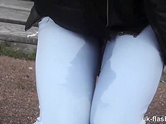 British Lassie Pisses Her Pants In Front Of Everybody