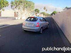 Petite Asian Cindy Starfall Bribes Driving Instructor - Public Handjobs