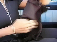 Indian Woman In Erotic Lingerie And Black Stockings