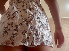 Hot Fitting Of Dresses Without Panties From Eve With Big Boobs